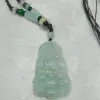 The natural jade Guanyin necklace, sweater chain neck accessory and long and short pendant sweater decorative chain of the national trend series details Picture
